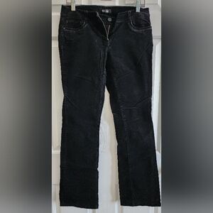 Women's White House Black Market Black Corduroy Sleek Boot Pants